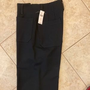 Anthropologie The Colette Cropped Wide-Leg Ponte Pants by Maeve Black  30p